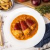 pimientos con bacalao